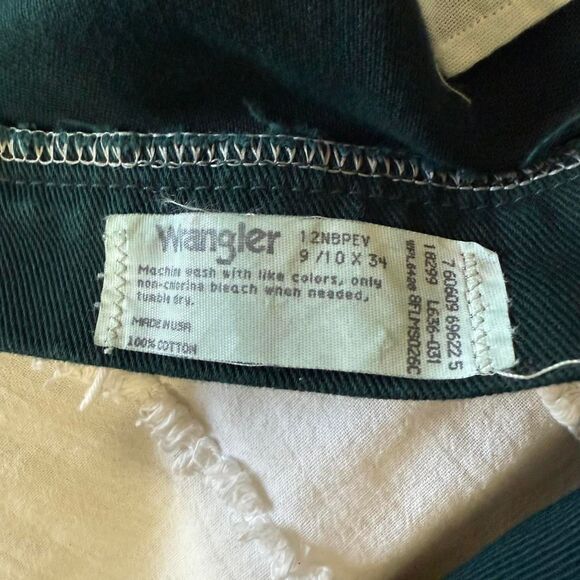 Wrangler Women's Green and Black Jeans - Picture 4 of 4